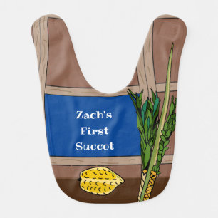Baby's 1st Succot Personalized Bib
