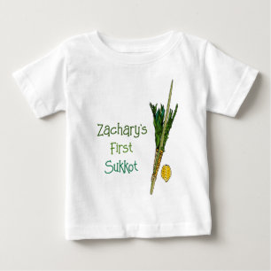 Baby's 1st Sukkot Personalized Baby T-Shirt
