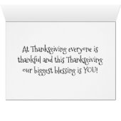 BABY'S ***1st THANKSGIVING*** SPECIAL CARD (Inside Horizontal (Bottom))