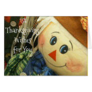 Baby's ***1st Thanksgiving*** Special Card at Zazzle