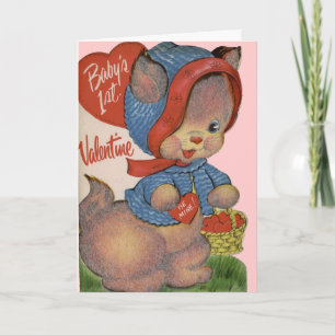 Baby's 1st  Valentine's Greeting Card