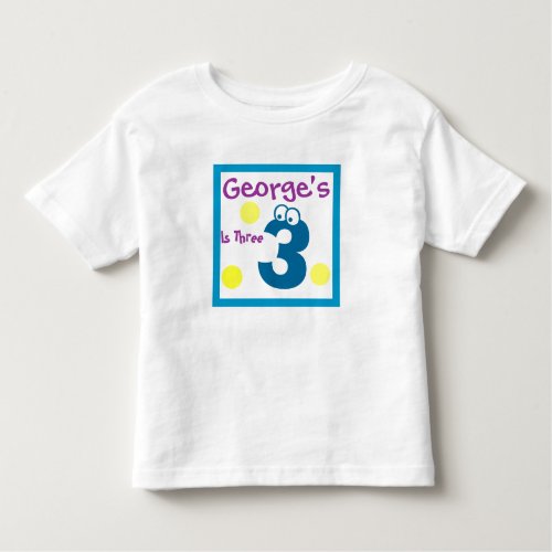 babys 3rd Birthday babys third Toddler T_shirt