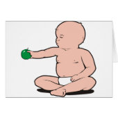 BABY'S ARM HOLDING APPLE (Front Horizontal)