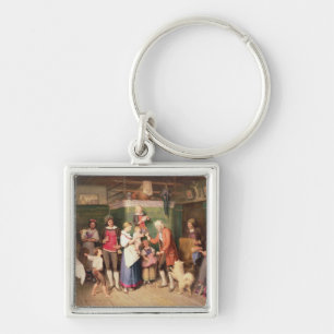 Baby's birthday party keychain