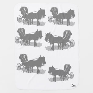 Baby's Blanket / Horse and Buggy