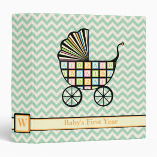 Baby's Blocks Stroller 3-Ring Binder