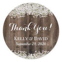 Baby's Breath Floral Barn Wood Rustic Wedding