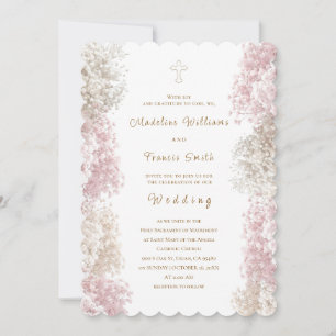 Baby's Breath flowers Wedding Invitation