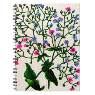 baby's breath gypsophila notebook