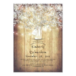 babys breath invitations & announcements | zazzle babys breath invitations & announcements | zazzle, Baby shower invitations