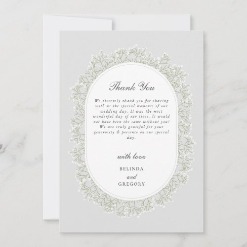 Baby's Breath Monogram Gypsophila Floral Wedding