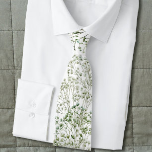 Baby's breath neck tie