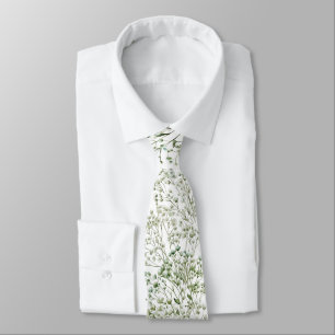 Baby's breath neck tie