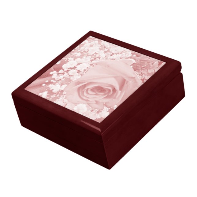 Baby's Breath & Rose - Pink Gift Box (Side)