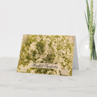 Baby's Breath Sympathy Card