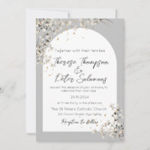 Baby's Breath Wedding Invitation