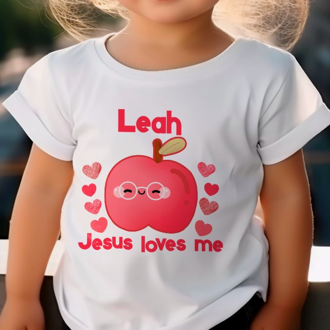 Baby's cloths Jesus loves me Baby Bodysuit (Creator Uploaded)