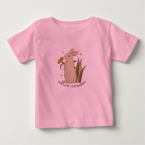 Babys Cute Rabbit T_shirt Design