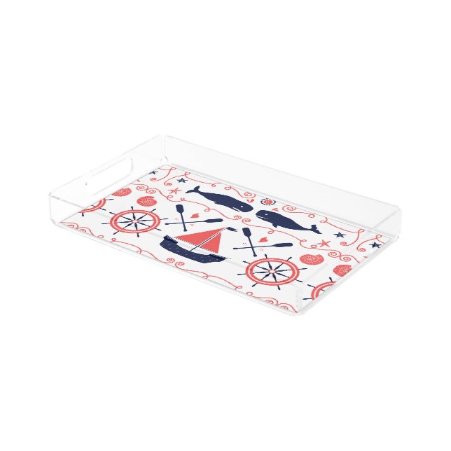 Baby's Diaper Changing Organizing Tray (Angled)