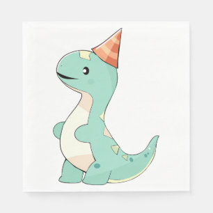 Baby's Dino Mite!  Cute Dinosaur Birthday T Rex Napkins