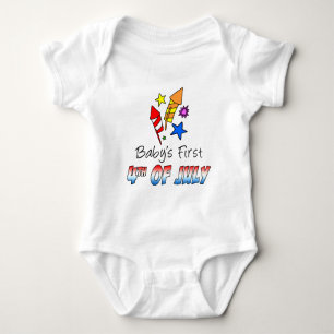 Baby's First 4th Of July Baby Bodysuit