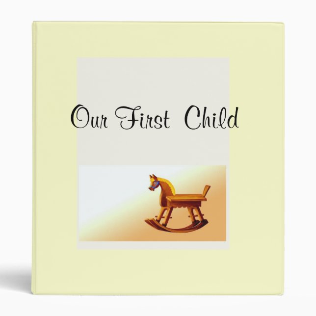 Baby's First Album 3 Ring Binder (Front)