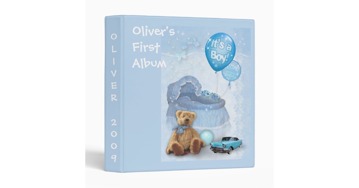 Baby's First Album Binder Zazzle