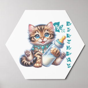  Baby's first birthday. Foam Core Photo Tile