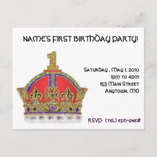 Baby's First Birthday Invitation