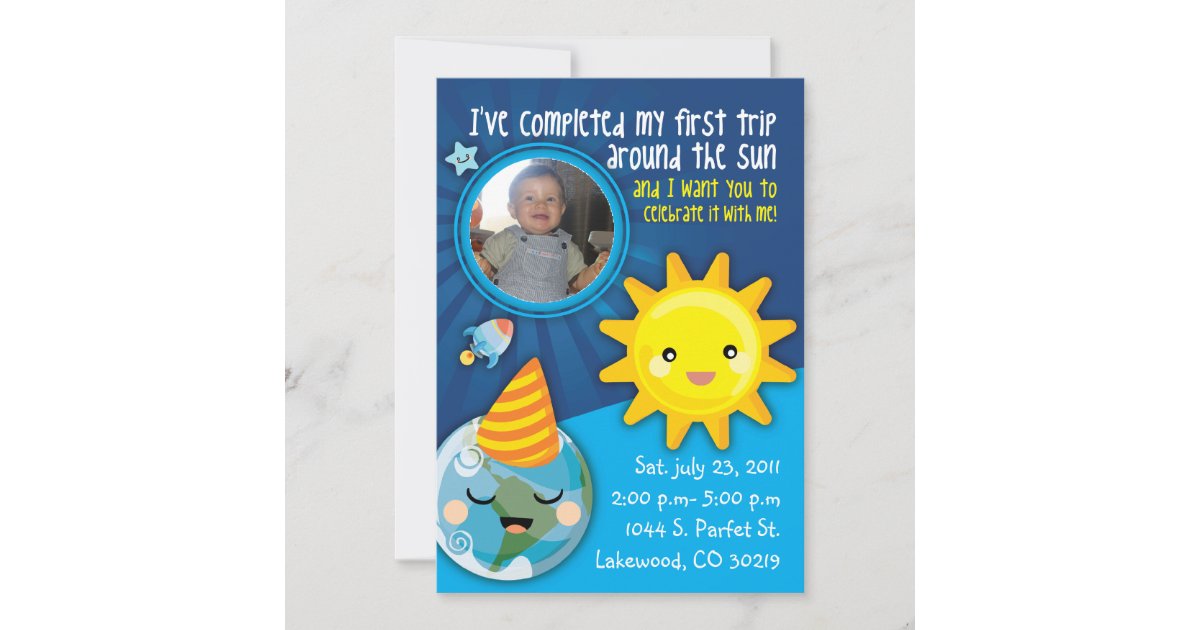 BABYS FIRST BIRTHDAY INVITATION | Zazzle