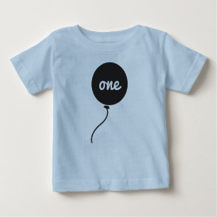 Baby's First Birthday Shirt   Blue