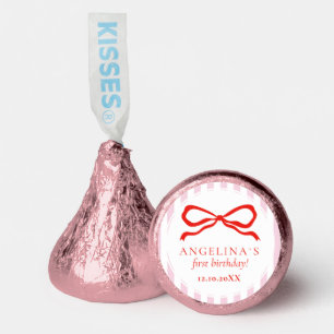Baby's first birthday with soft pink Candy Favors.