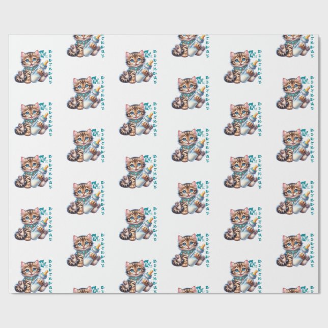  Baby's first birthday. Wrapping Paper (Flat)