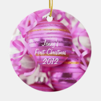 Baby's First Christimas Ceramic Ornament