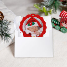 Baby's First Christmas Adorable Red Christmas