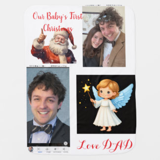 Baby's First Christmas Baby Blanket