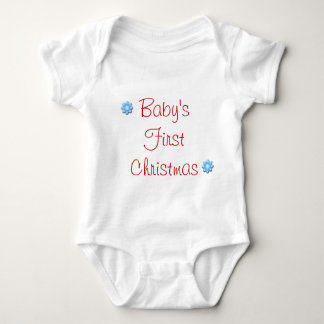 Baby's First Christmas Baby Bodysuit