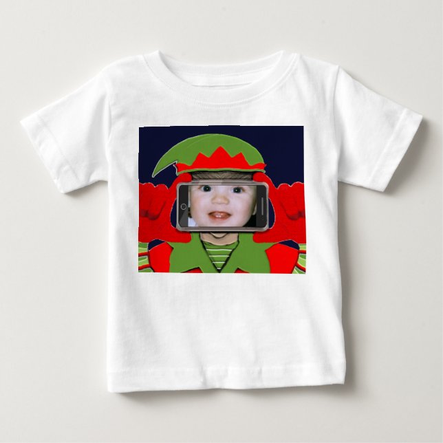 Baby's First Christmas Baby T-Shirt (Front)