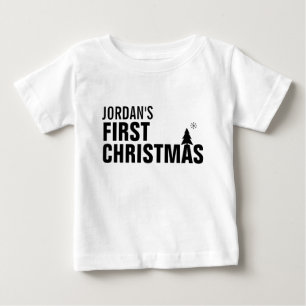 Baby's First Christmas Baby Tutu Bodysuit