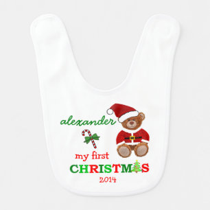 Baby's First Christmas- Bib