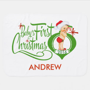 Baby's First Christmas Blanket