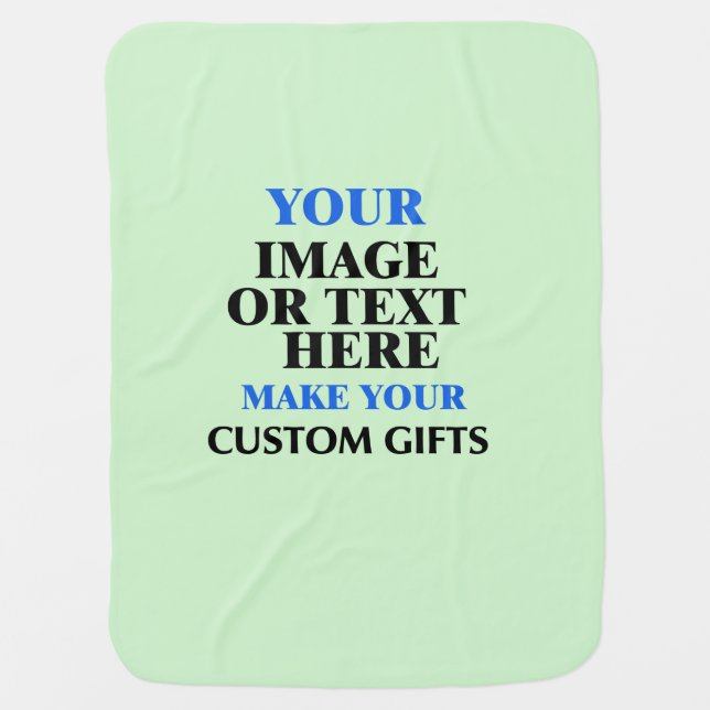 Baby's First Christmas Blanket - Custom Nursery (Front)