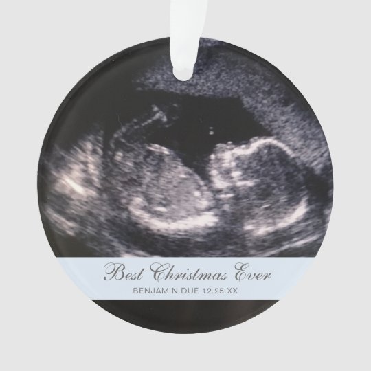 baby ultrasound ornament