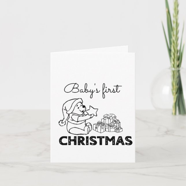 Baby's First Christmas  Card (Front)