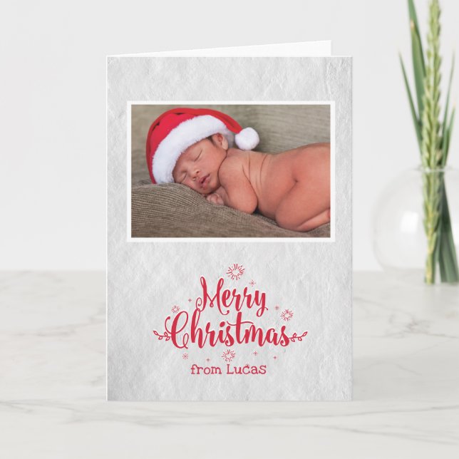 Baby's first Christmas card (Front)