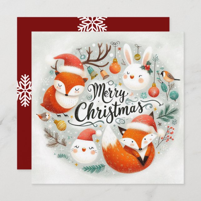 Baby's First Christmas Card (Front/Back)