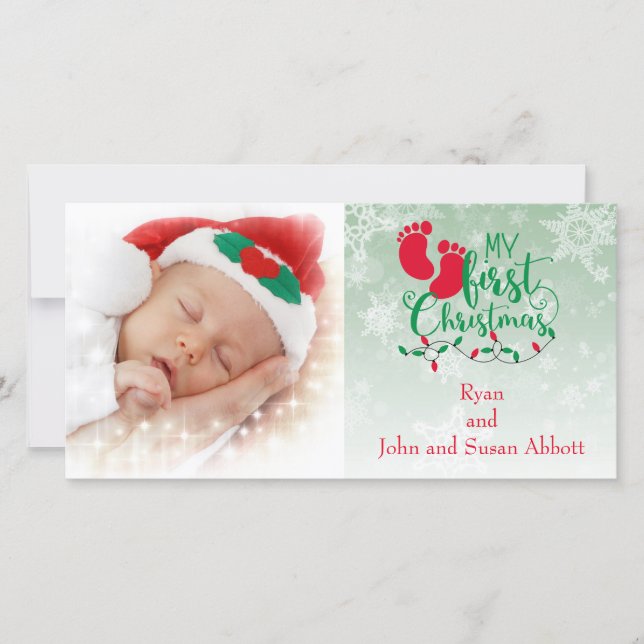 Baby's First Christmas Card (Front)