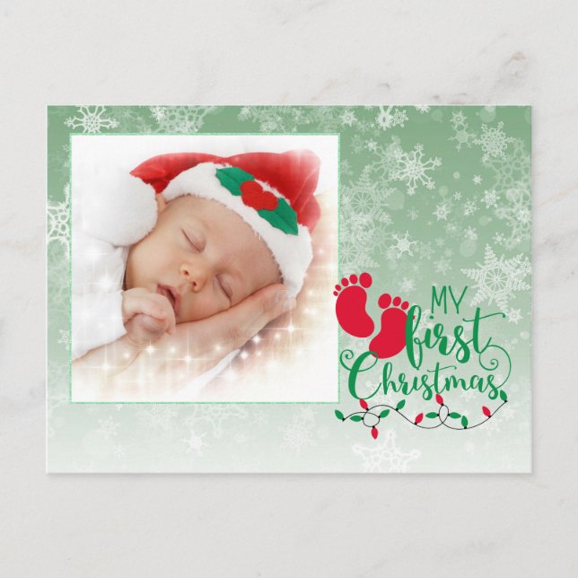 Baby's First Christmas Card (Front)