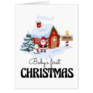 Baby's First Christmas  Card