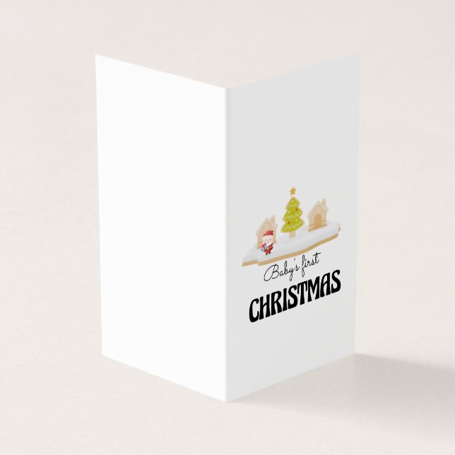Baby's First Christmas Card (Outside)